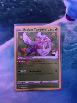 Pokemon TCG Radiant Tsareena Card 016/195 Play Stamped Prize Pack - Image 1