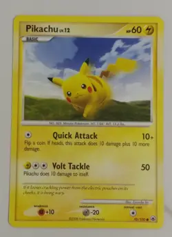 Pikachu 70/100 **NM** Majestic Dawn Diamond and Pearl Pokemon TCG Card 2008 - Image 1