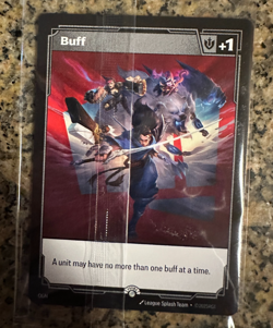 Riftbound Fist Bump Buff Unsealed Double Sided Promo Card PAX Exclusive Riot - Image 2
