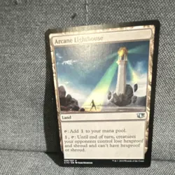 MTG - Arcane Lighthouse Uncommon Land Commander 2014 English - Image 1