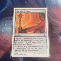 Isochron Scepter x1 MTG Mirrodin Magic Light Play LP English - Image 1