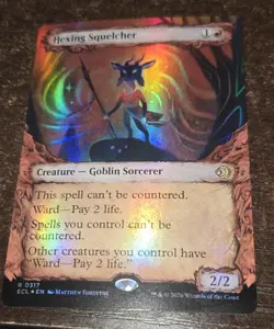 Hexing Squelcher (Showcase) Lorwyn Eclipsed Foil - Image 1