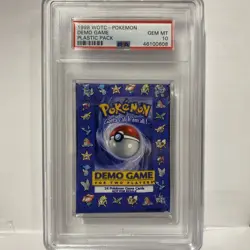 Pokemon Game 1998 Demo Booster Plastic Pack PSA 10 WOTC - Image 1