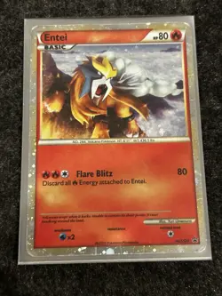 Pokemon Entei HGSS20 Holo Promo 2010 English Nintendo Pokemon TCG - Image 1