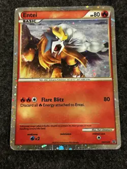 Pokemon Entei HGSS20 Holo Promo 2010 English Nintendo Pokemon TCG - Image 2