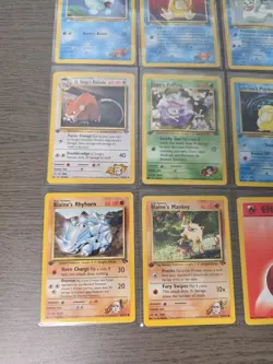 Pokemon TCG Vintage 1st Edition Lot Of 16 Cards Mostly LP-MP See Description - Image 5