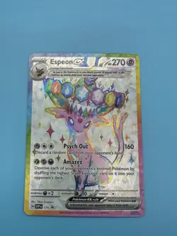 Espeon ex 175 SVP Black Star Promo Prismatic Evolutions Pokemon Card NM - Image 3