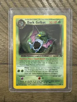 Pokemon Dark Golbat TCG Holo Card 7/82 Excellent Condition - Image 1