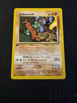 NM 1st Edition Sudowoodo Reg. 26/64 Neo Revelation Pokemon Card - Image 1