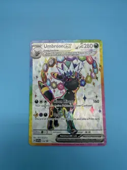 Pokemon Prismatic Evolutions Umbreon ex 176 SVP176 Figure Collection Promo - Image 3