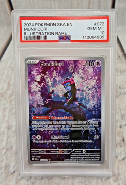2024 Pokemon Shrouded Fable Munkidori 072/064 Illustration Rare PSA 10 - Image 1