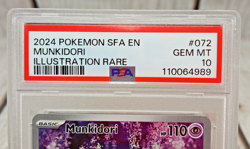 2024 Pokemon Shrouded Fable Munkidori 072/064 Illustration Rare PSA 10 - Image 2