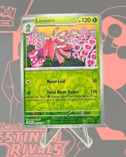 Lurantis 014/182 Sv10: Destined Rivals Reverse Holo Free Shipping Pokemon NM - Image 1