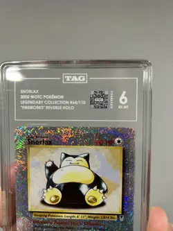 Pokemon TCG Snorlax Legendary Collection Reverse Holo Card 64/110, TAG 6 EX MT - Image 2