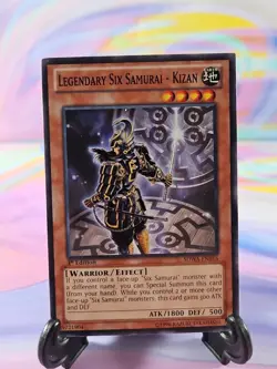 Yu-Gi-Oh TCG Card | Legendary Six Samurai - Kizan SDWA-EN016 First Edition - Image 1