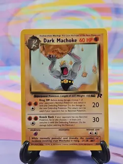 Pokemon TCG Team Rocket Card | Dark Machoke 40/82 Uncommon - Image 1