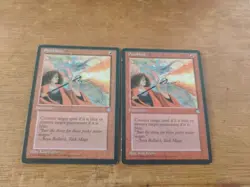 Lot of 2 MTG Cards Pyroblast Ice Age Magic The Gathering - Image 1