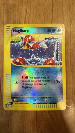 Magikarp 118/165 Expedition 2002 Reverse Holo Pokemon Card TCG - Image 1