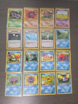 Pokemon TCG Fossil 1st Edition Lot Of 16 Cards Mostly LP-MP See Description - Image 1