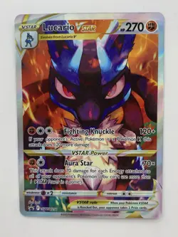 Lucario VSTAR SWSH291 Sword & Shield Promo Card Holo Near Mint Condition - Image 1
