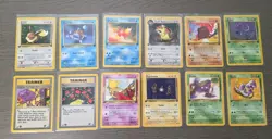 Pokemon TCG Vintage 1st Edition Lot Of 12 Cards Mostly LP-MP See Description - Image 1