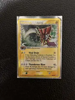 Pokemon Kabutops EX 9/110 Holon Phantoms Delta Species Holo Rare English Card - Image 2