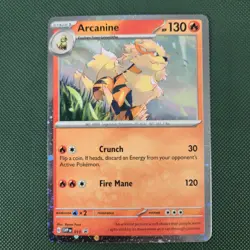 FART SWIRL 🌀💫 NM Arcanine 011 Promo SV Scarlet & Violet Cosmos Pokemon Card - Image 3