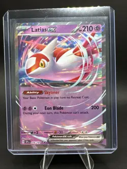 Pokemon TCG Latias EX Surging Sparks Scarlet & Violet Double Rare - Image 1