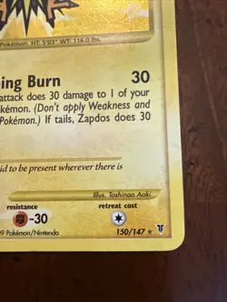 Zapdos 150/147 Platinum Supreme Victors Pokemon Card Holo Foil Secret Rare LP! - Image 4