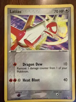 Pokemon TCG Latias Trainer Kit 2 4/10 Exclusive Holo Card LP+ ! - Image 1