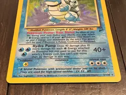 1999 Pokemon Base Set 2 Blastoise 2/130 Ungraded, Excellent Condition - Image 3