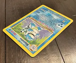 1999 Pokemon Base Set 2 Blastoise 2/130 Ungraded, Excellent Condition - Image 5