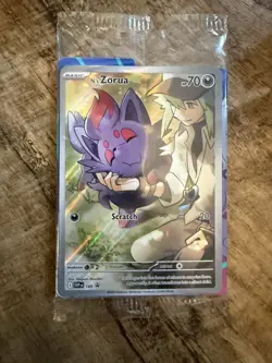 Pokemon TCG Journey Together N's Zorua 189 Promo - Sealed - Image 1