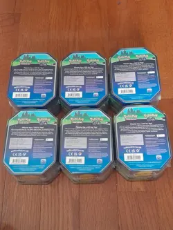 Pokemon TCG Pokemon Go Tins New & Sealed 3 Blissey Tins & 3 Snorlax Tins - Image 2