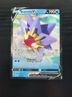 2022 Pokemon Starmie V 030/189 Swsh10: Astral Radiance Holo - Image 1
