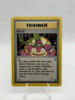 Pokemon TCG Gym Heroes Recall Trainer #116/132 Regular - Image 1
