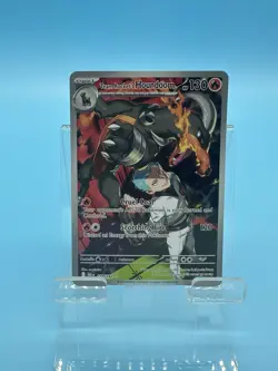 Team Rocket's Houndoom 191/182 Illustration Rare Destined Rivals Pokemon NM - Image 1