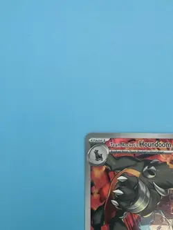 Team Rocket's Houndoom 191/182 Illustration Rare Destined Rivals Pokemon NM - Image 4