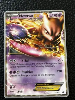 Pokemon Mewtwo EX 54/113 World Championship 2014 Ultra Rare English - Image 2