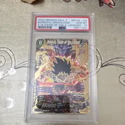 Dragon Ball Super Card Game 2022 Bardock Origin Legend BT18-148 SCR Foil PSA 10 - Image 3