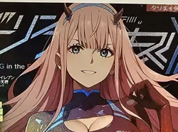 Zero Two Sexy Darling In The Franxx Anime Waifu Comic Card - Image 1