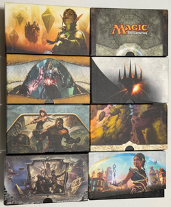 MTG: 8 EMPTY Fat Pack Boxes. Magic the Gathering Mirrodin Worldwake Eldrazi - Image 1