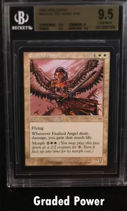 Onslaught Exalted Angel BGS 9.5 (2309) Magic MTG - Image 1