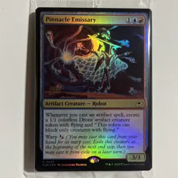 MTG: Edge of Eternities: Prerelease Foil Pinnacle Emissary: Still in Package M - Image 2