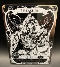 MTG Metal Treasure Token Liliana Silver DIY Japan SP - Image 1