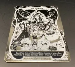 MTG Metal Treasure Token Liliana Silver DIY Japan SP - Image 4