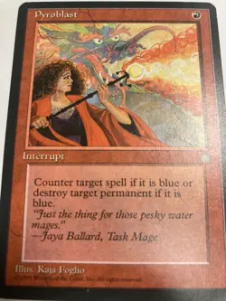 Mint PYROBLAST X2 MAGIC MTG ICE AGE 1995 - Image 2