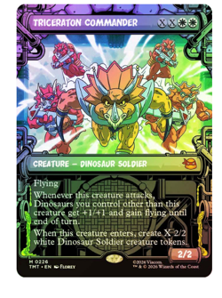 Triceraton Commander - Foil - Showcase Teenage Mutant Ninja Turtles MTG - Image 1