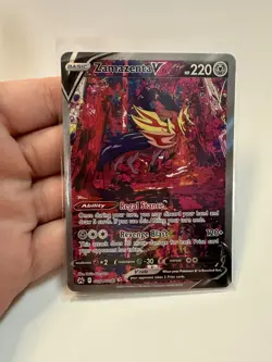 Zamazenta V Full Art GG54/GG70 Crown Zenith Galarian Gallery Pokemon 2023 - Image 1