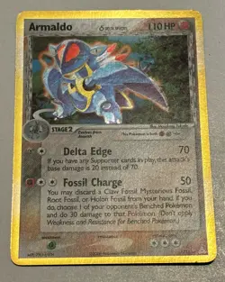 Pokemon Armaldo EX Holon Phantoms Delta Species Holo Rare Card 7/110 - Image 1